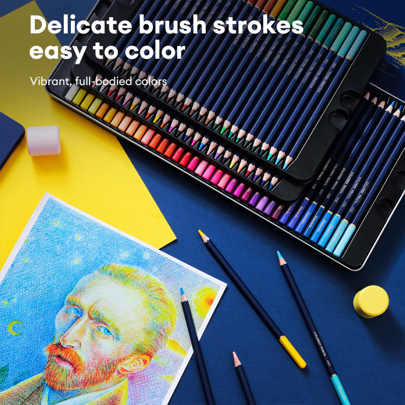 Deli Colored Pencils Set – Smooth & Vibrant for Beginners