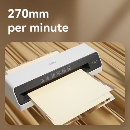 Deli ET100 A4 Laminator for Picture、School Certificates & Office Docs
