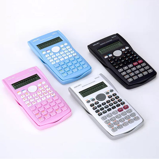 Deli Scientific Calculator D82MS with Protective Sliding Cover – 240 Functions for Students & Exams