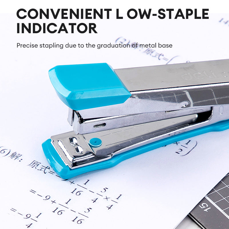 Deli Stapler with Remover 10# Staples Staplers Machine School Office Supplies E0224F