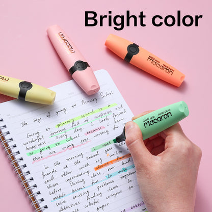 Deli Highlighter Pen/Text Maker Pen Macaron Shell Mildliner highlighter EU356