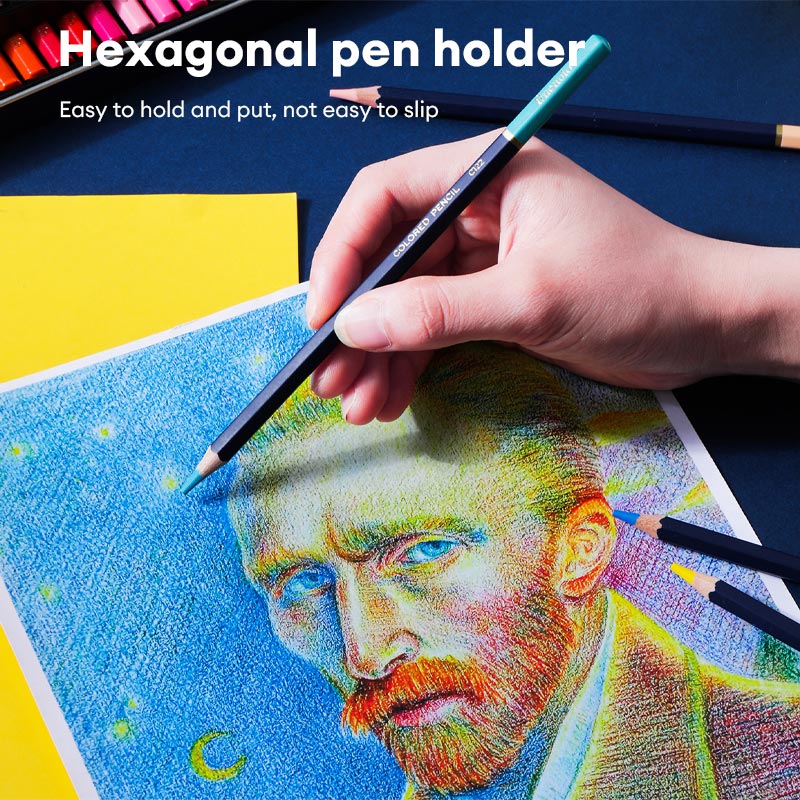Deli Colored Pencils Set – Smooth & Vibrant for Beginners