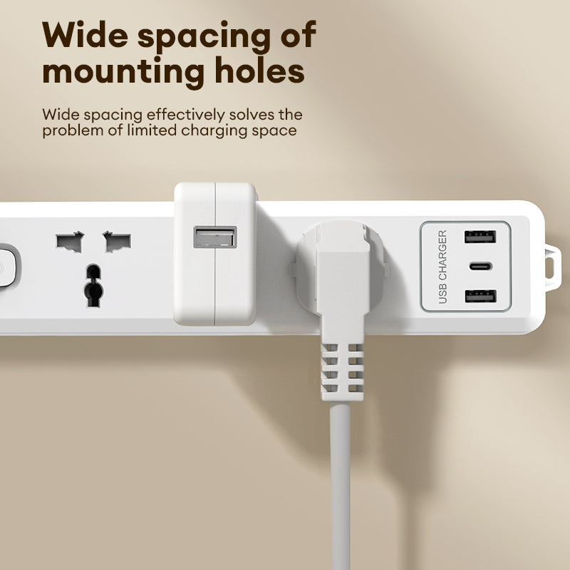 Deli Safe Power Strip with USB Charging