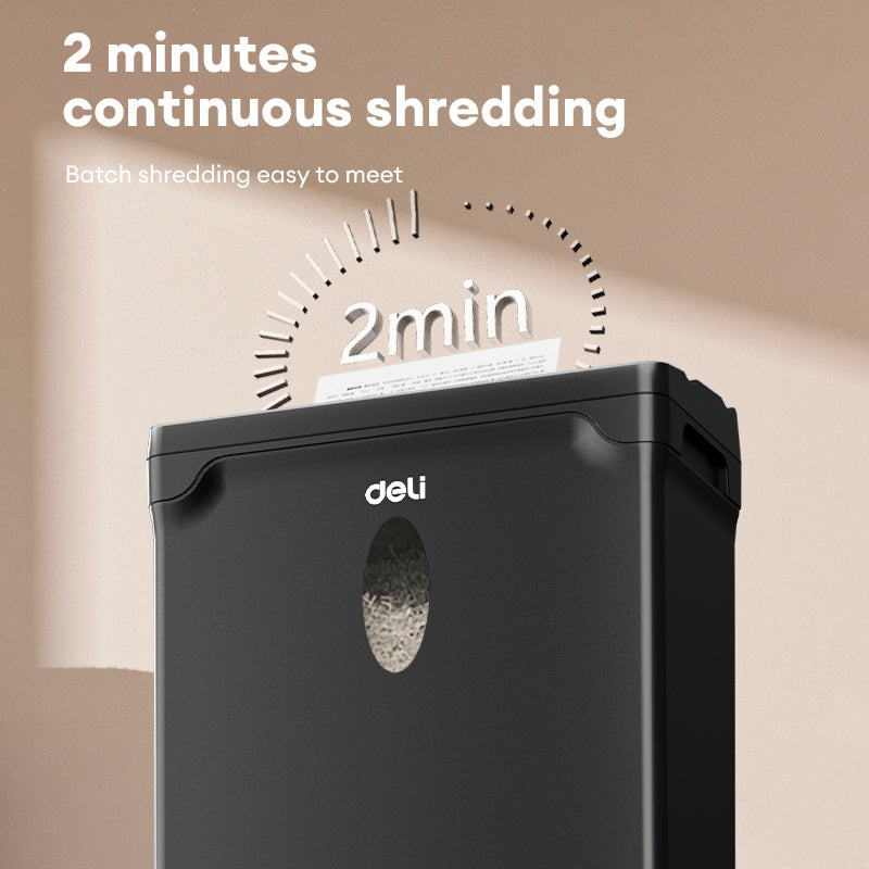 Deli Paper Shredder – 5 Sheets Cross Cut | Quiet & Safe