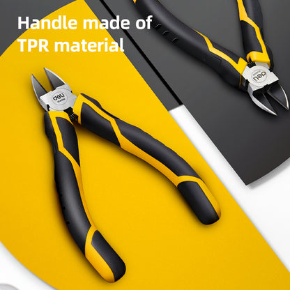 Deli Tools 6"/8" Long Nose Plier High Carbon Steel Needle Nose Plier PVC Two-color Handle
