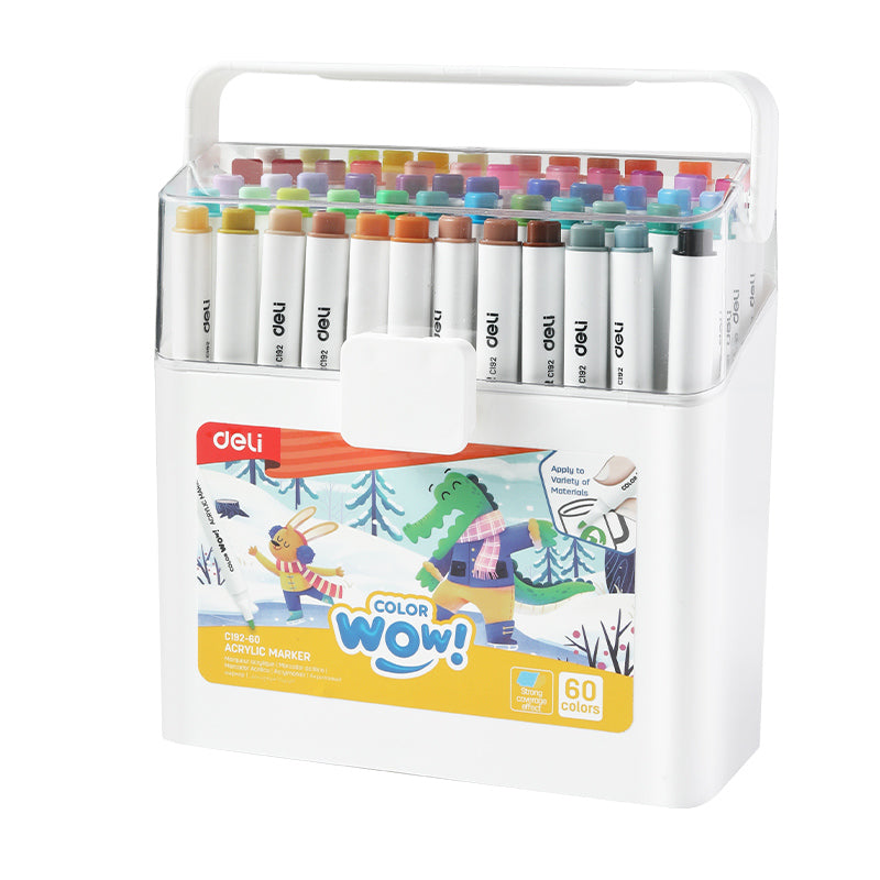 Deli Color Marker Set with Organizer Stand