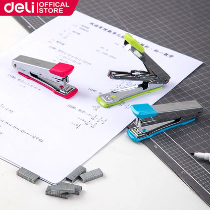 Deli Stapler with Remover 10# Staples Staplers Machine School Office Supplies E0224F