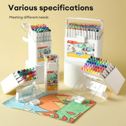 Deli Color Marker Set with Organizer Stand