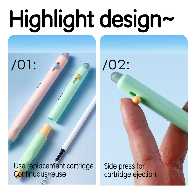Deli 0.5mm Press Erasable Gel Pen Bullet Tip EG310 Precision Meets Effortless Correction