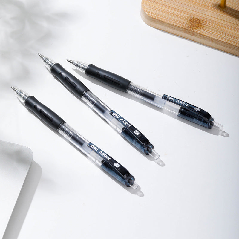 Deli 0.5mm Smooth Gel Pen – Black Ink