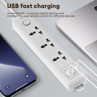 Deli Safe Power Strip with USB Charging