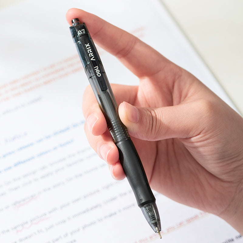 Deli 0.7mm Press Ballpen Black/Blue Ballpoint Pen For Writing Office School Supplies EQ17