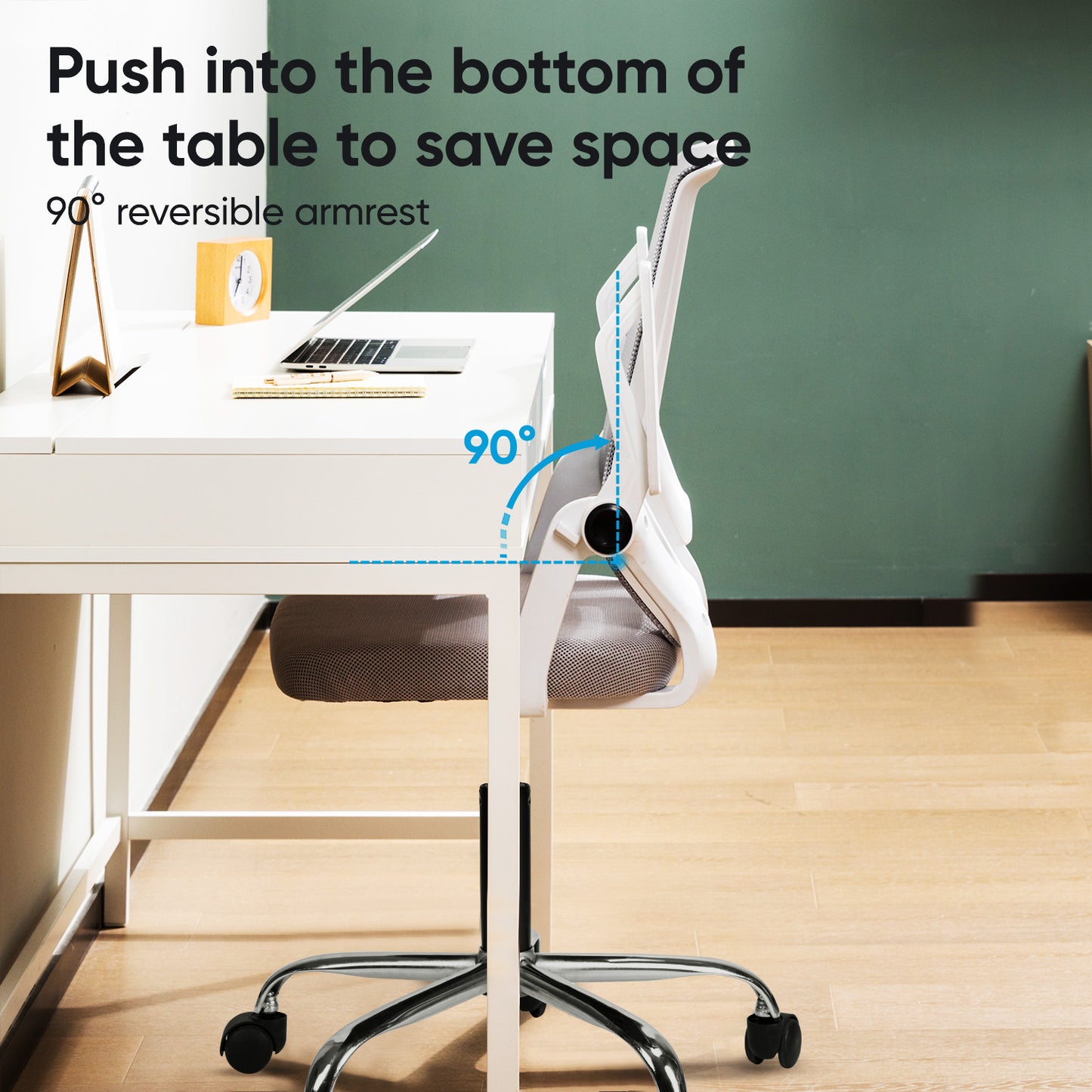 Deli Ergonomic Chair Breathable Mesh Home Office Computer Study Chair Gaming Chair