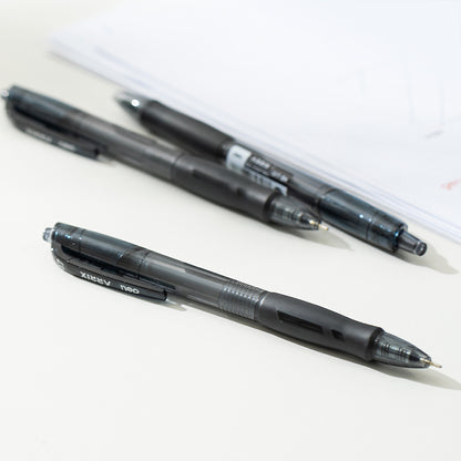 Deli 0.7mm Press Ballpen Black/Blue Ballpoint Pen For Writing Office School Supplies EQ17