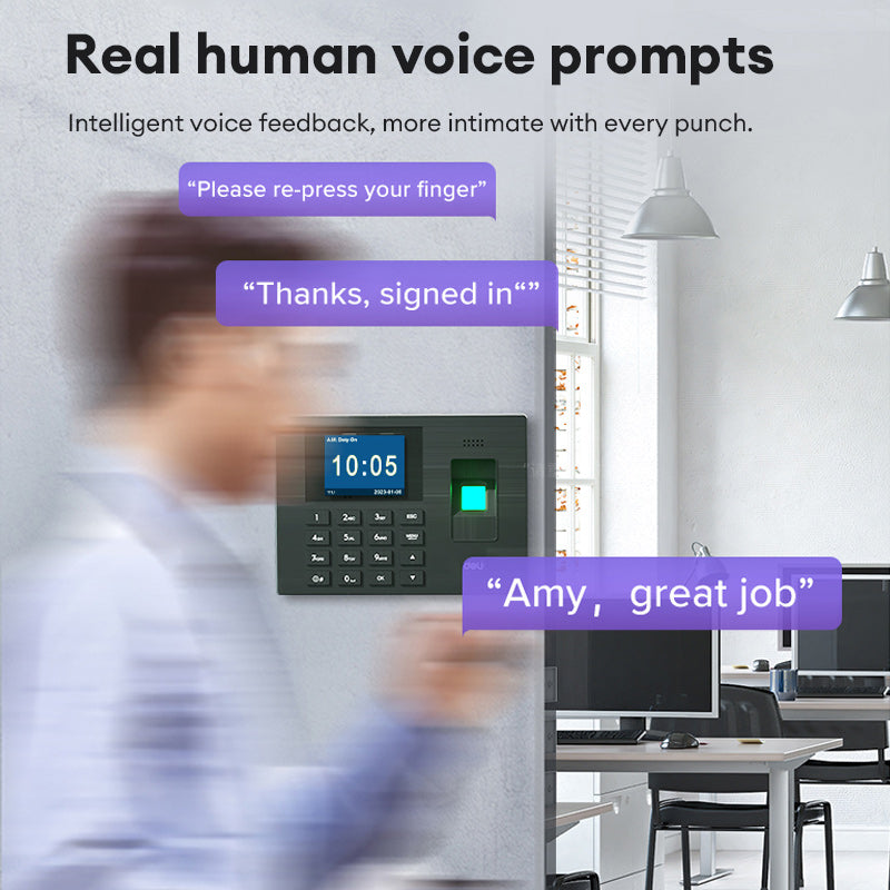 Deli Fingerprint Time Clock