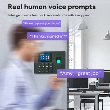 Deli Fingerprint Time Clock