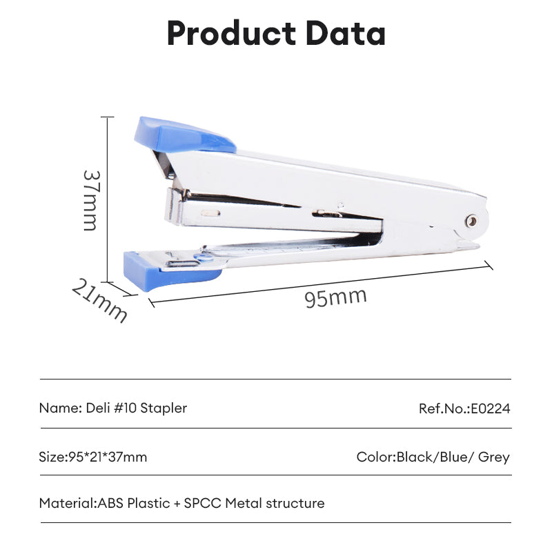 Deli E0224 Heavy Duty Stapler For Office School Supplies