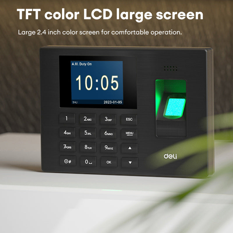 Deli Fingerprint Time Clock
