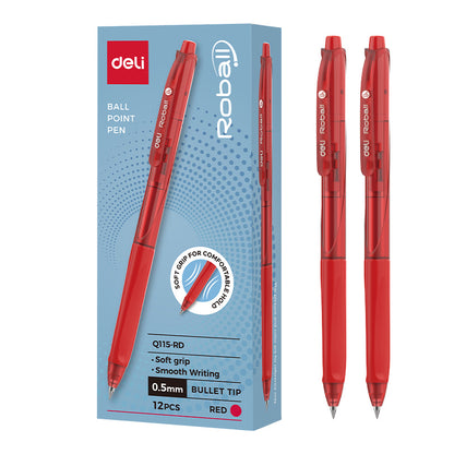 Deli Smooth Gel Pen 0.5mm – Soft Grip, Quick Dry