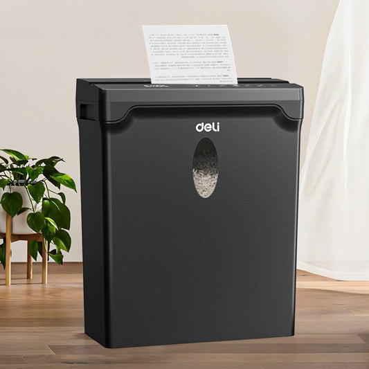 Deli Paper Shredder – 5 Sheets Cross Cut | Quiet & Safe