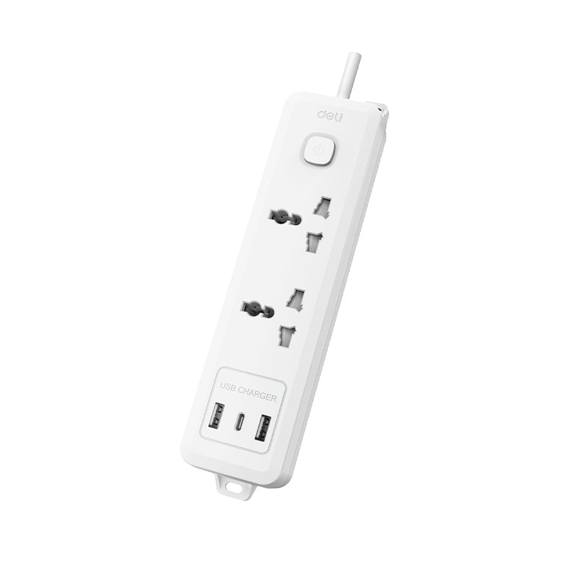Deli Safe Power Strip with USB Charging