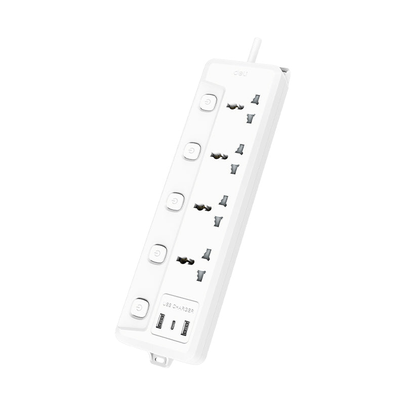 Deli Safe Power Strip with USB Fast Charging