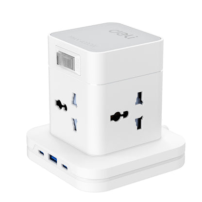Deli Power Tower Fast Charge – Multi Plug for Home & Desk