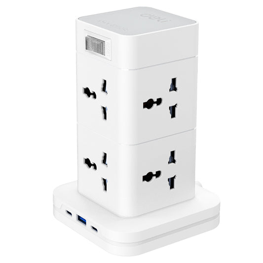 Deli Power Tower Fast Charge – Multi Plug for Home & Desk