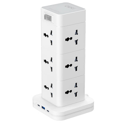 Deli Power Tower Fast Charge – Multi Plug for Home & Desk
