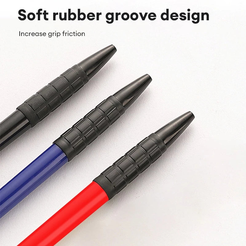 Deli Ballpoint Pen 0.7mm Smooth Writing Ballpen Black/Blue/Red Color Office Pens 6546