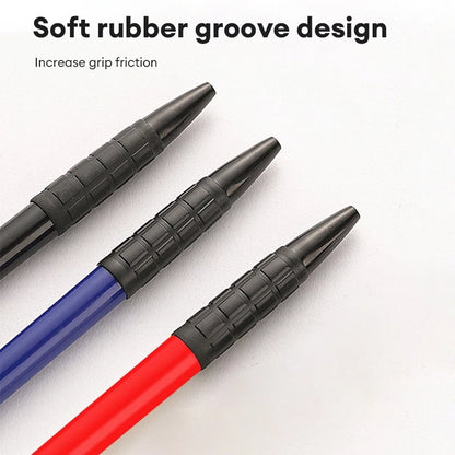 Deli Ballpoint Pen 0.7mm Smooth Writing Ballpen Black/Blue/Red Color Office Pens 6546